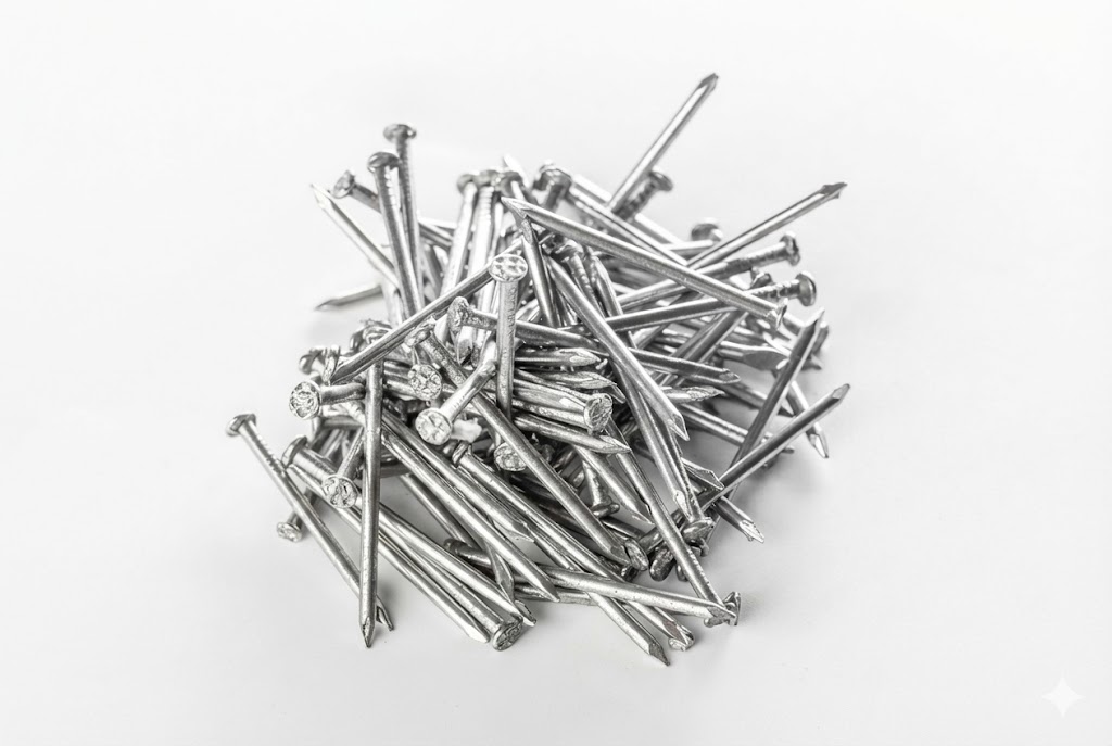 A Pile of Concrete Nails